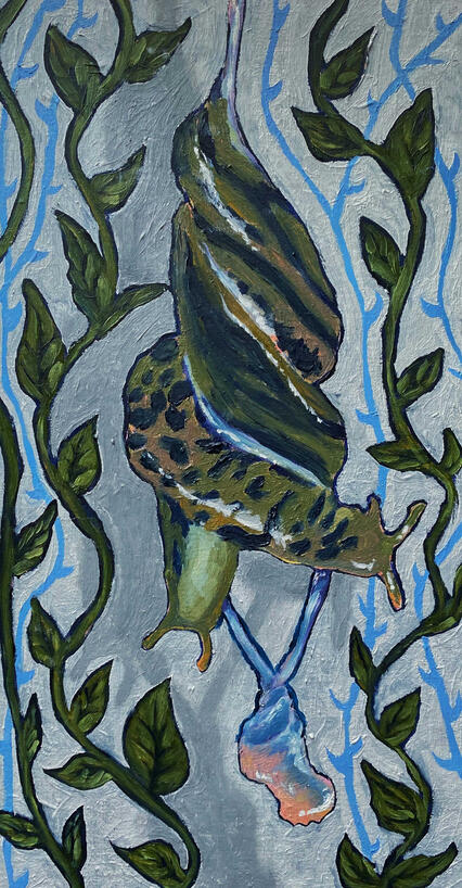 Jewel, Oil on Board, 2023